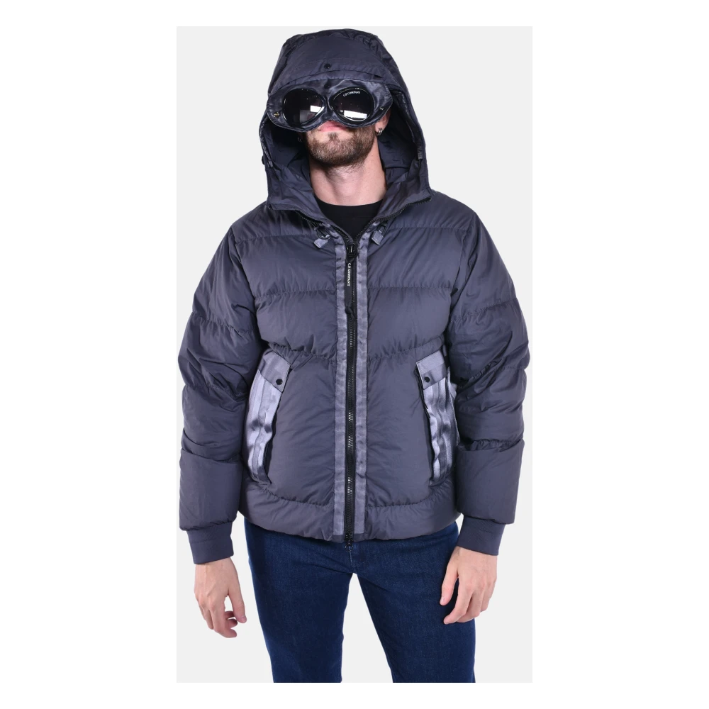 C.P. Company Nylon Goggle Jas met capuchon Gray Heren