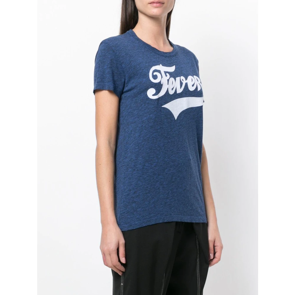 Zadig & Voltaire Chine T-Shirt Blue Dames