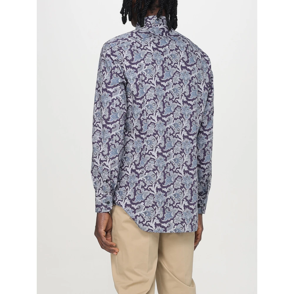 ETRO Roma Kraag Shirt Multicolor Heren