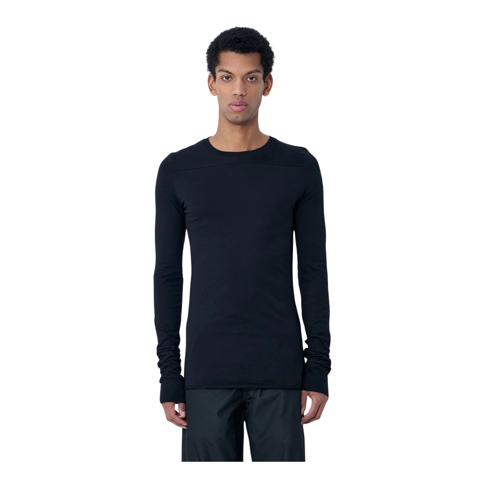 Moncler , Long Sleeve T-Shirts, Male, Black, M, Girder T-Shirt