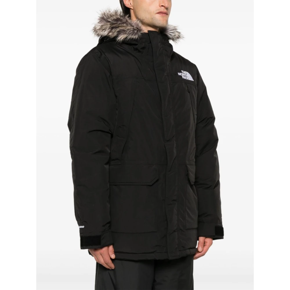 The North Face Blauwe Parka voor Mannen Aw24 Black Heren
