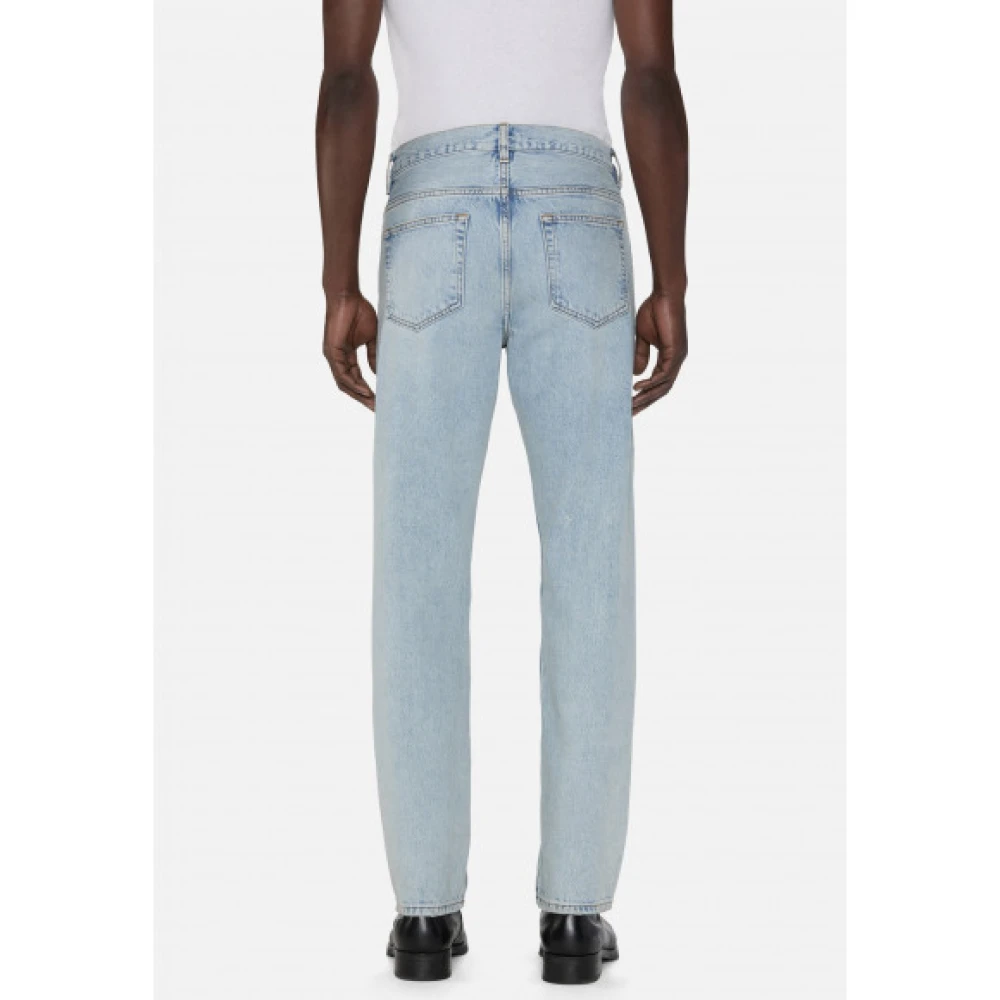 Frame Klassieke Straight-Leg Jeans Blue Heren