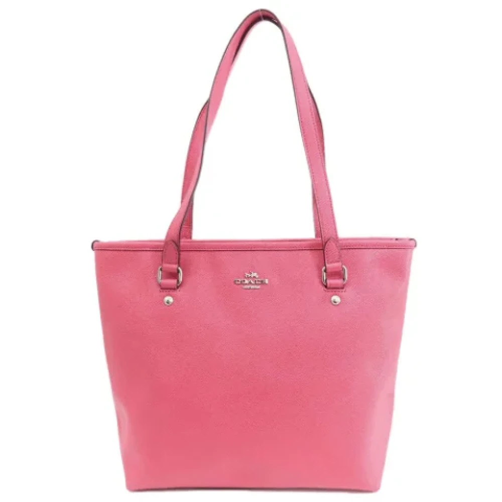 Coach Pre-owned Leather totes Pink Dames