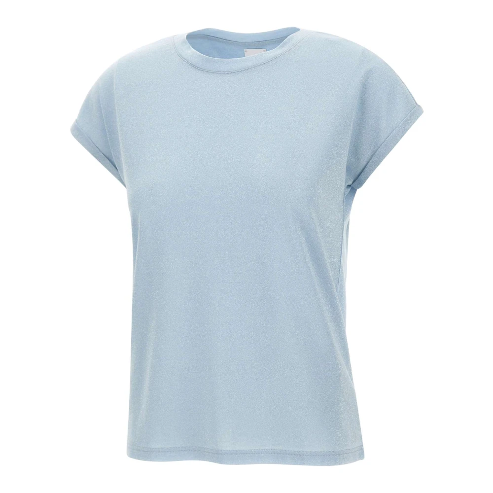 Eleventy Vrouw Blauw Tops Dames, L, T-Shirts