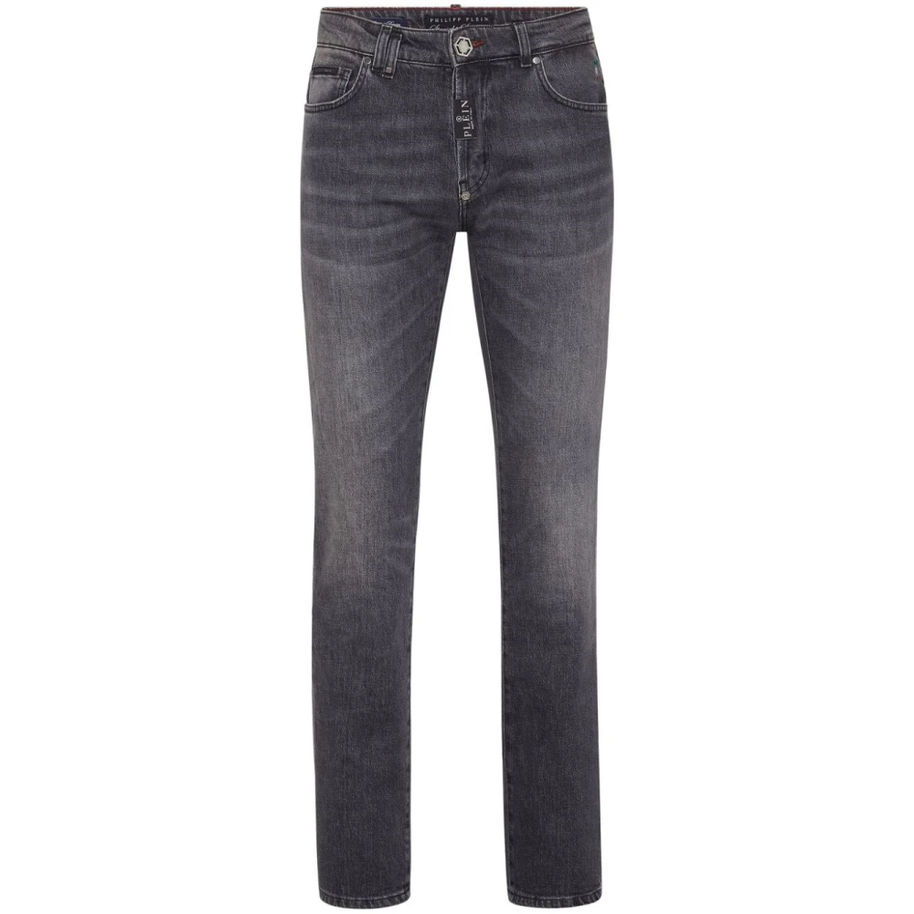 Philipp Plein Grijze Casual Broek voor Mannen Gray Heren