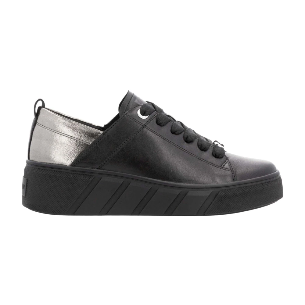Rieker Witte Gesloten Casual Sneakers voor Dames Dames Schoenen Zwart