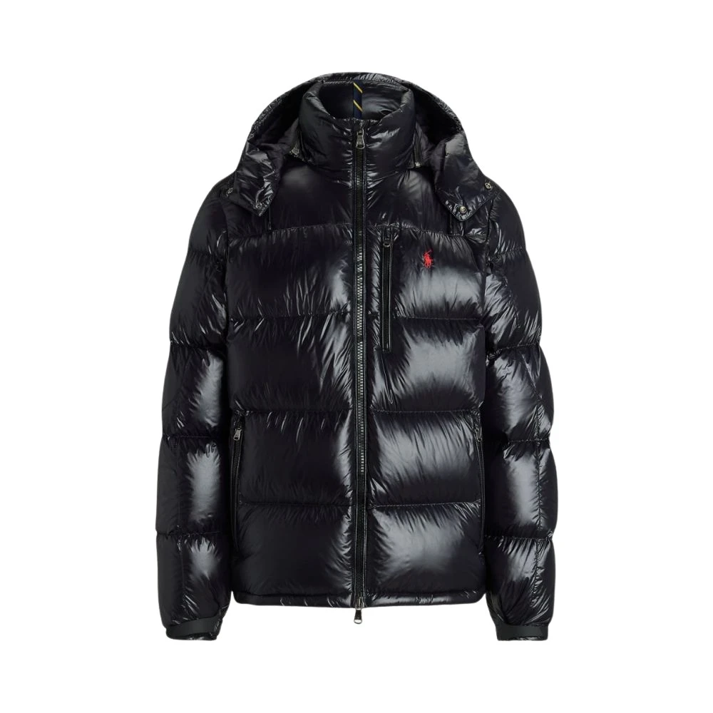 Ralph Lauren Black Gorham Glossy Down Jacket - Male - Down Jackets - Xl - Jackets
