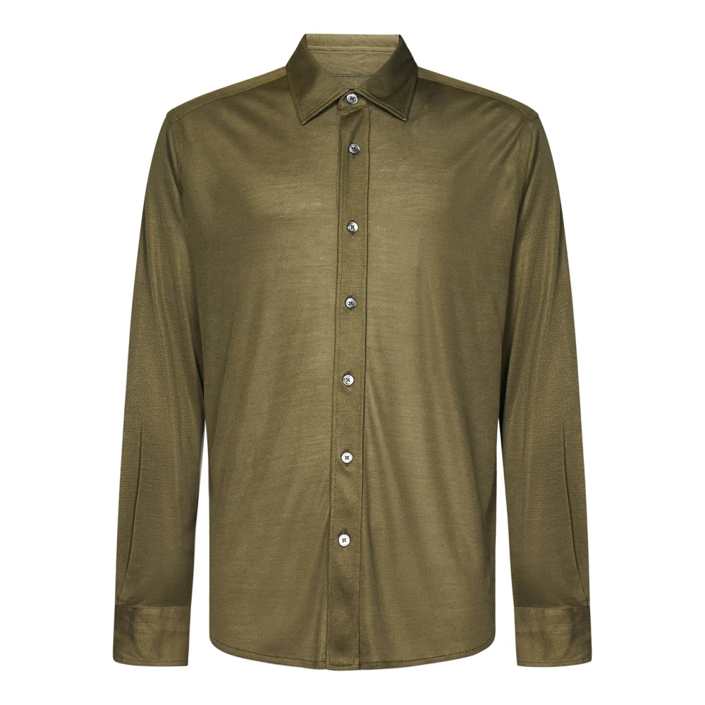 Tom Ford Casual Shirts Green Heren