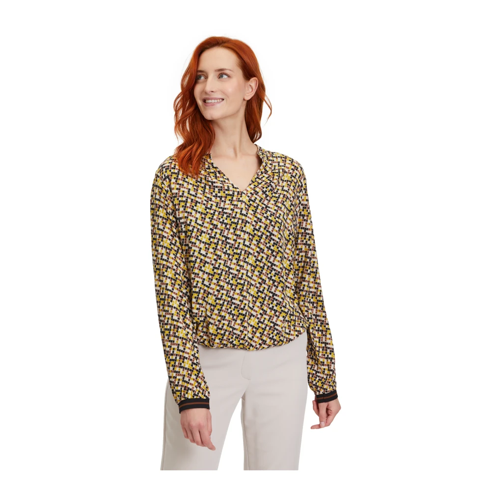 Betty Barclay Gestippelde slipblouse Multicolor Dames