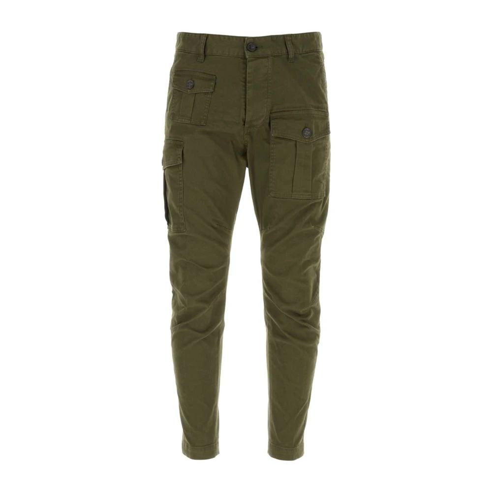 Dsquared2 Slim-fit Trousers Green Heren