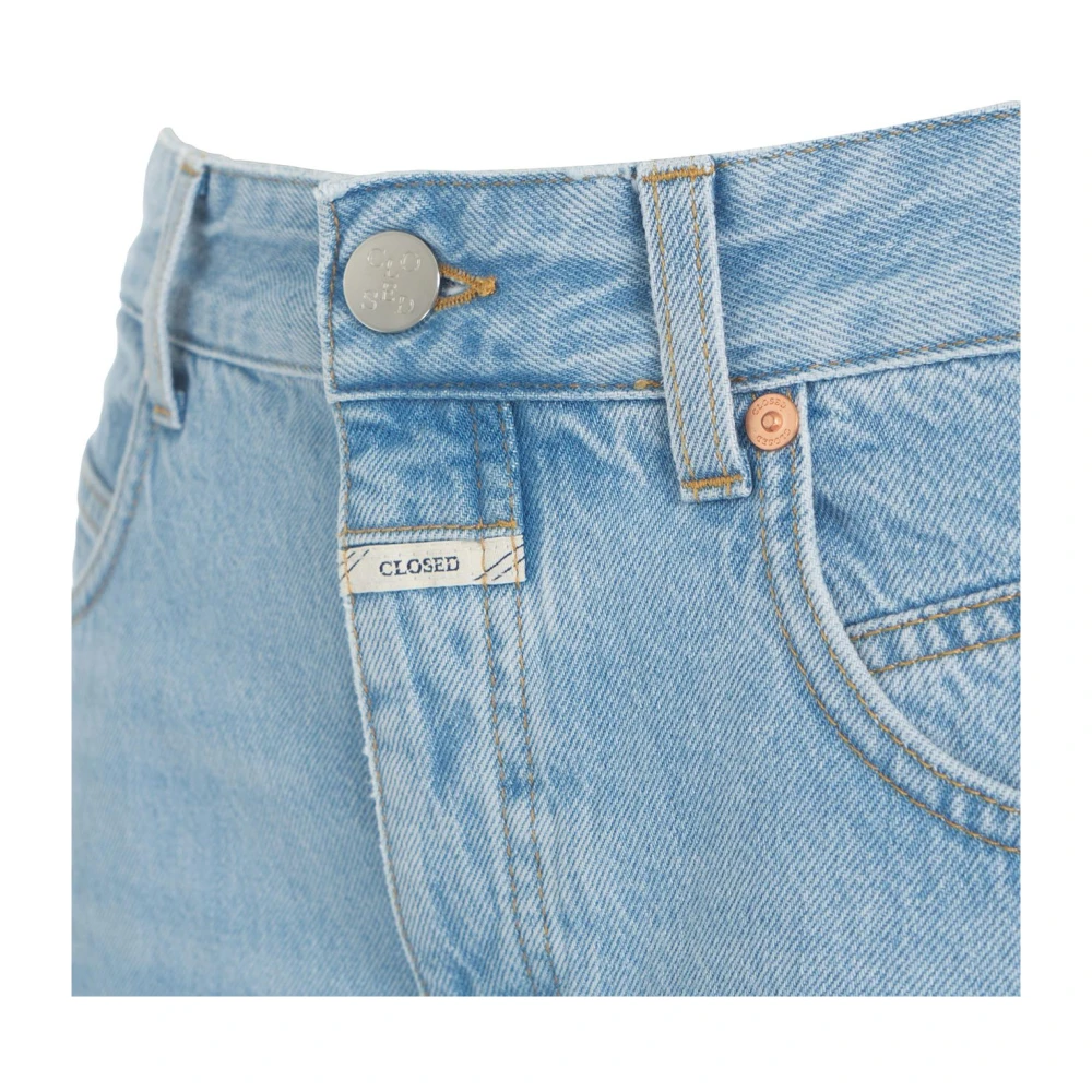 closed Blauwe Wide Leg Jeans 'Nikka' Blue Dames
