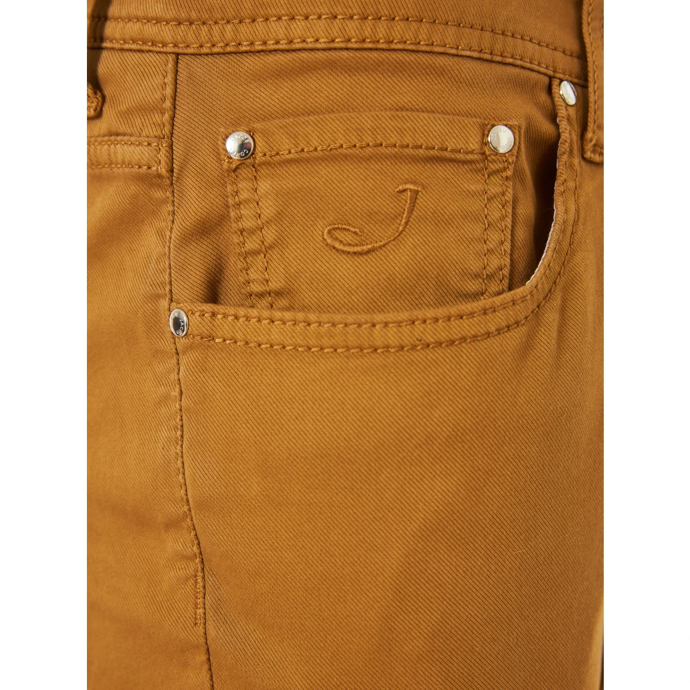 Jacob Cohën Bard katoen lyocell broek Orange Heren