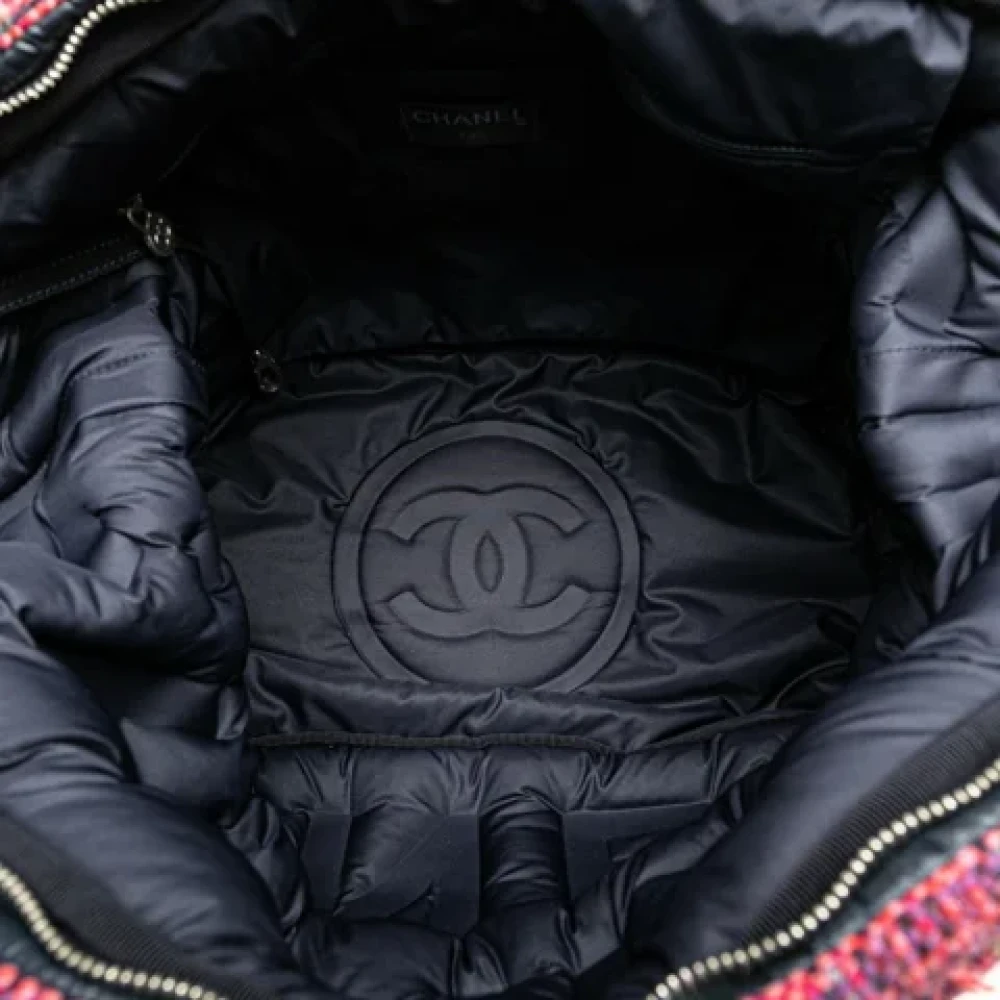 Chanel Vintage Pre-owned Nylon chanel-bags Blue Dames