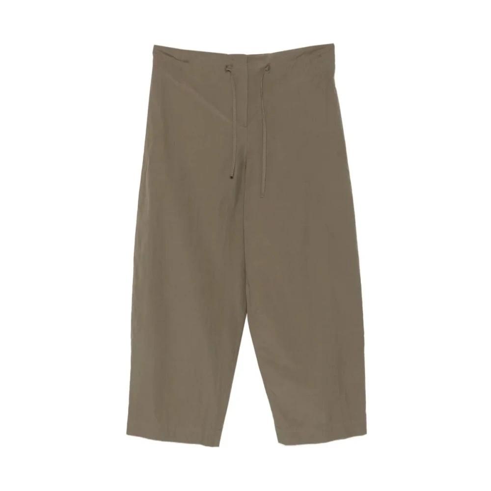 Pt Torino Women's Brown Dafne Cropped Trousers - Cropped Trousers - 2XL - Trousers