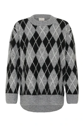 KAgrith Argyle Pullover