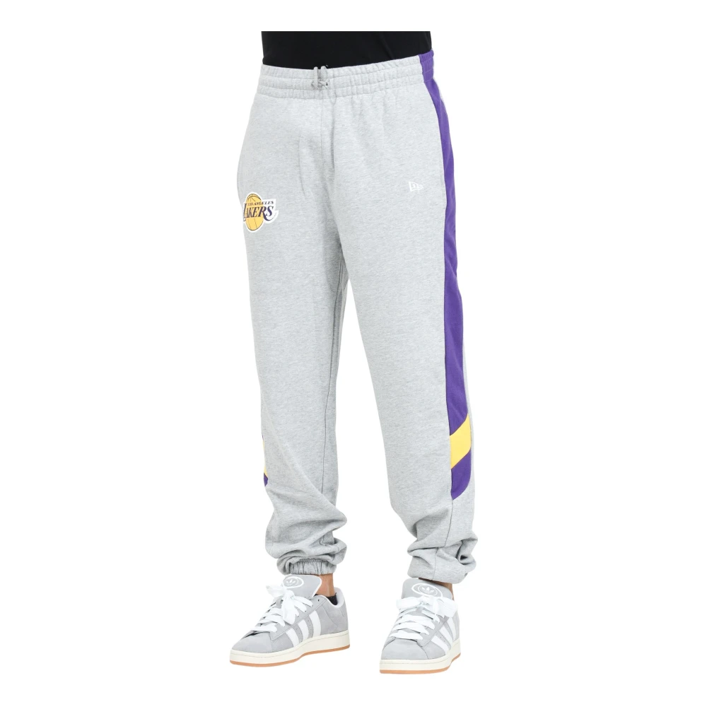 New era LA Lakers NBA Panel Grijs Sportbroek Gray Heren