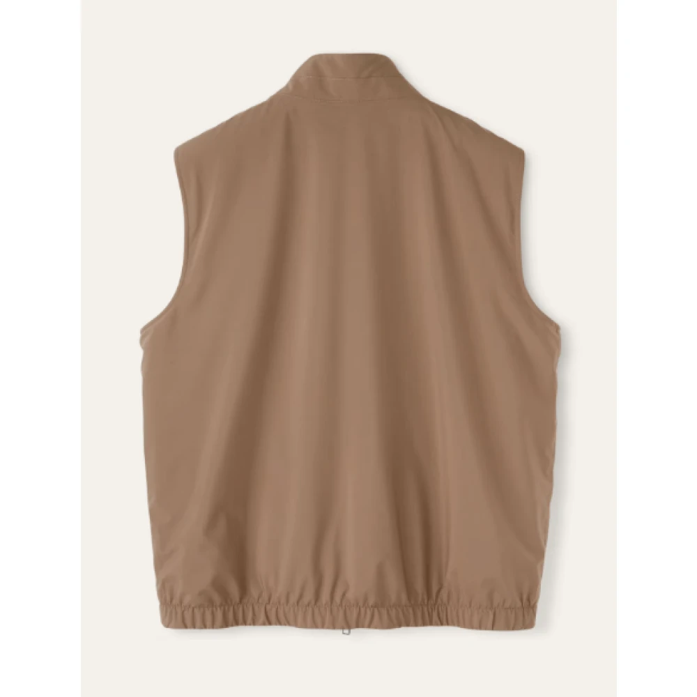 Loro Piana Omkeerbare WindWish™ Vest Brown Heren