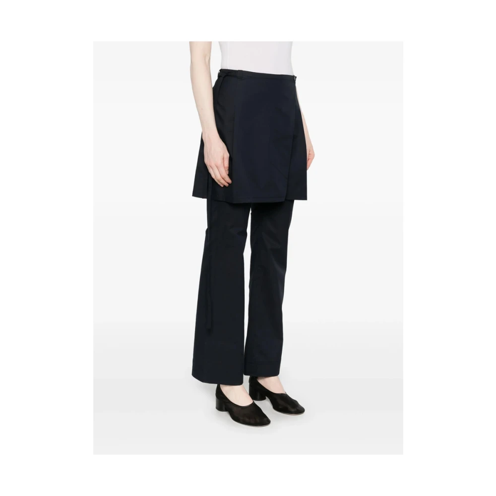 LOW Classic Middernachtblauwe Klassieke Broek met Rits Blue Dames
