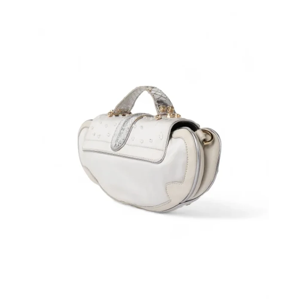 Fendi Vintage Pre-owned Fabric handbags Gray Dames