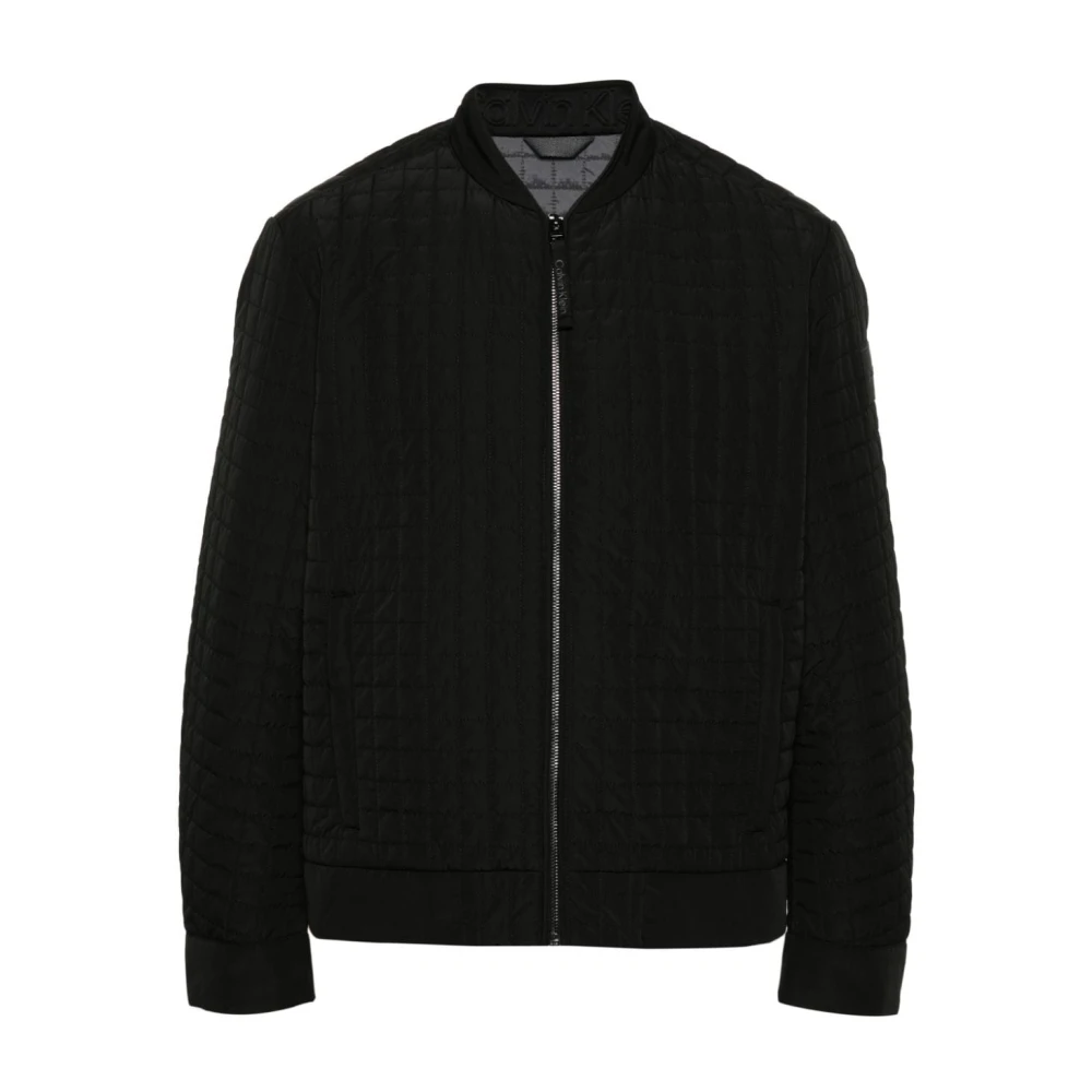 Calvin Klein Zwarte Parka Jas voor Mannen Black Heren