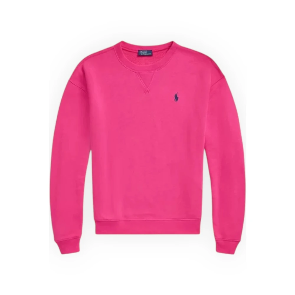 Polo Ralph Lauren Fleece Sweater Pink Dames