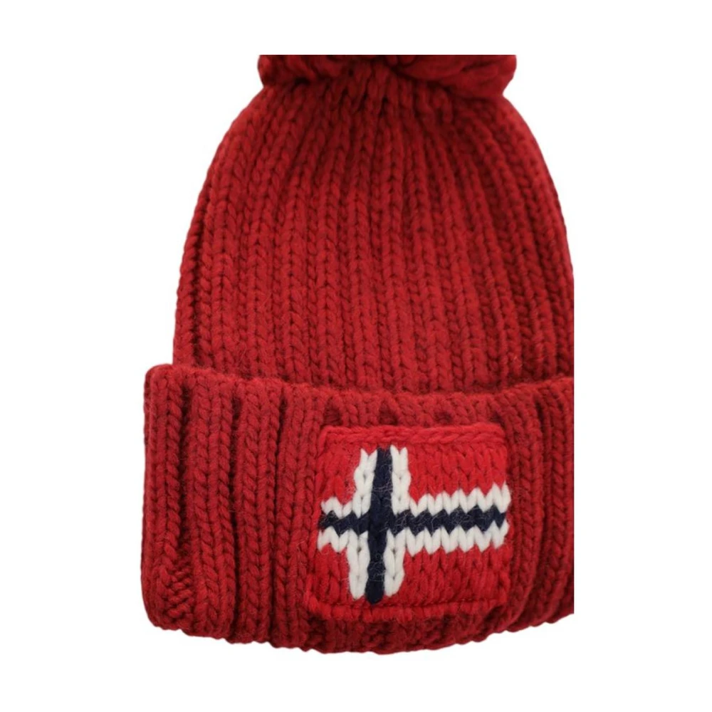 Napapijri Wolblend hoeden en petten collectie Red Heren