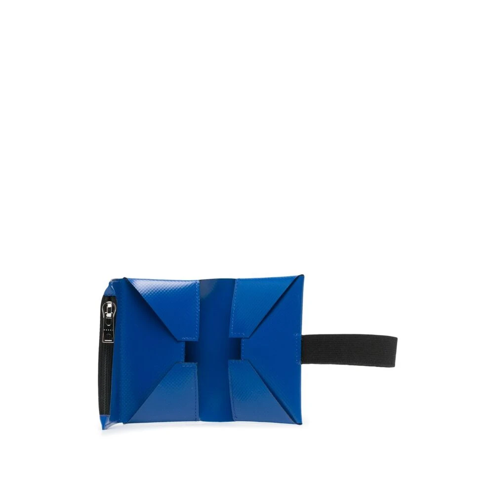Marni Blauwe Origami Logo Portemonnee Multicolor Heren