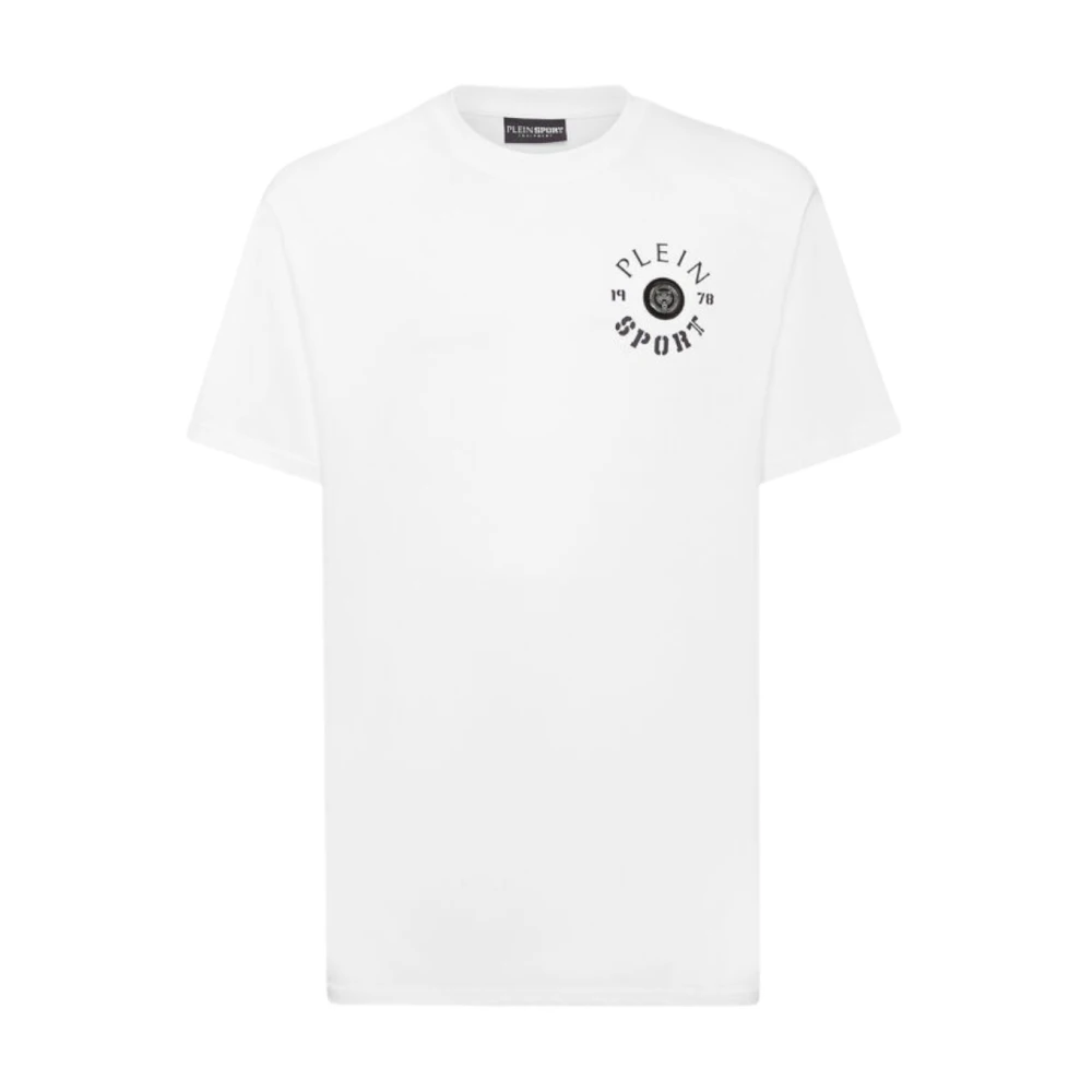 Plein Sport Casual Katoenen T-shirt White Heren