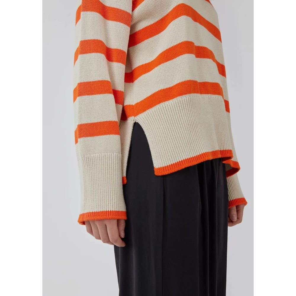 Modström Gestreepte katoenen trui Multicolor Dames