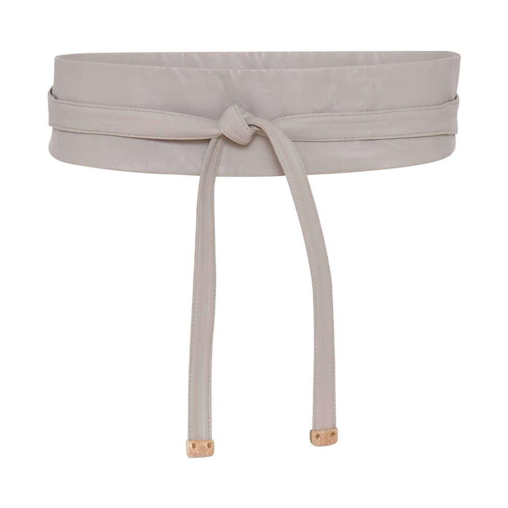 Gustav Leren Stropdas Riem met Cam Stijl White Dames
