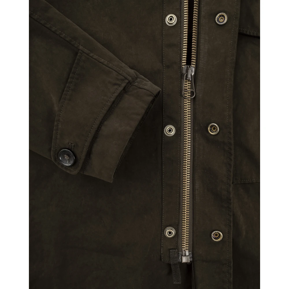 Ten C Klassieke Cyclone City Parka met capuchon Green Heren