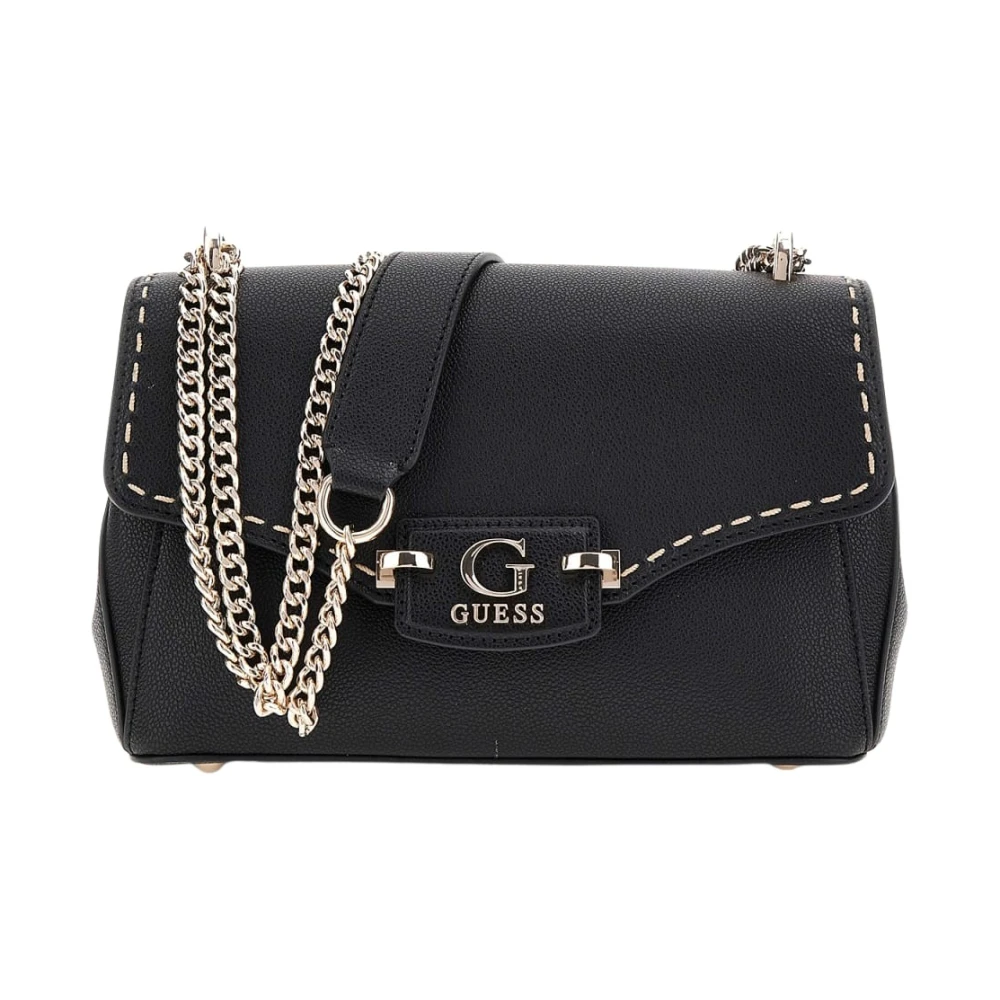 Guess Anadela 3 Compartiment Satchel Tas Black Dames