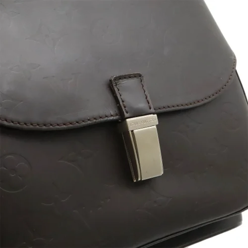 Louis Vuitton Vintage Pre-owned Leather handbags Brown Dames