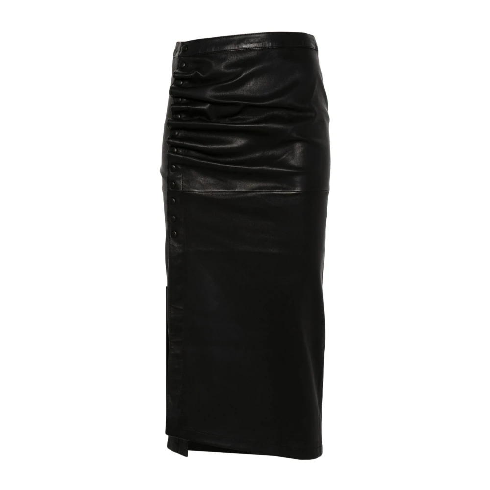 Rabanne Women's Black Midi Skirt
