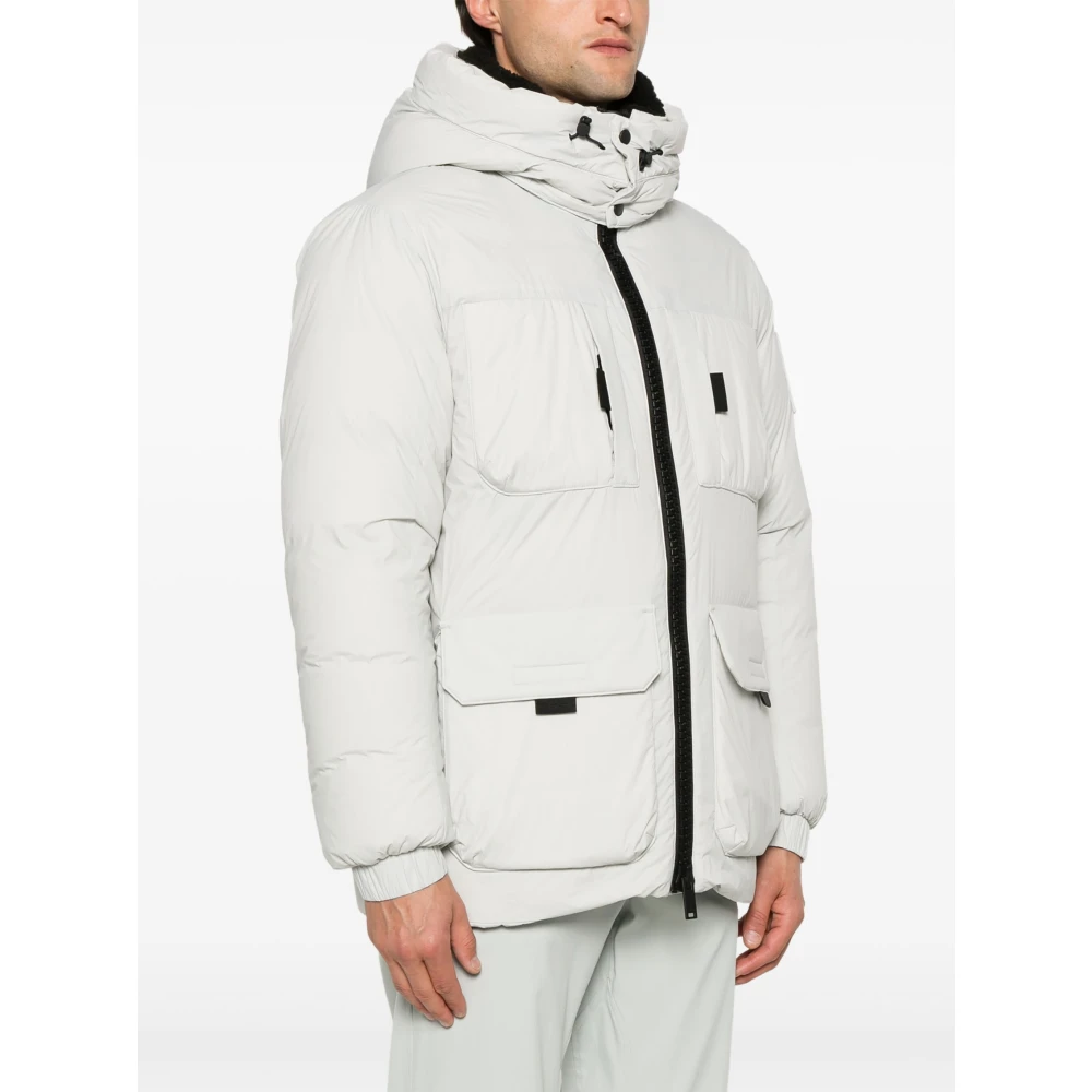 Moose Knuckles Waterdichte Stenen Jas White Heren