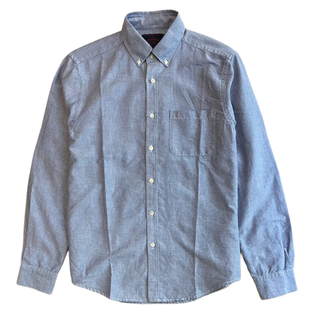 Portuguese Flannel Casual Shirts Blue, Herr