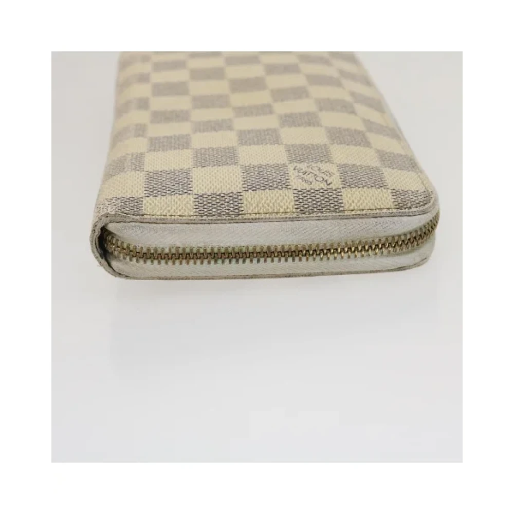 Louis Vuitton Vintage Pre-owned Coated canvas wallets Beige Dames