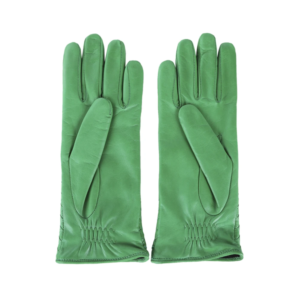 Bottega Veneta Gloves Green Dames