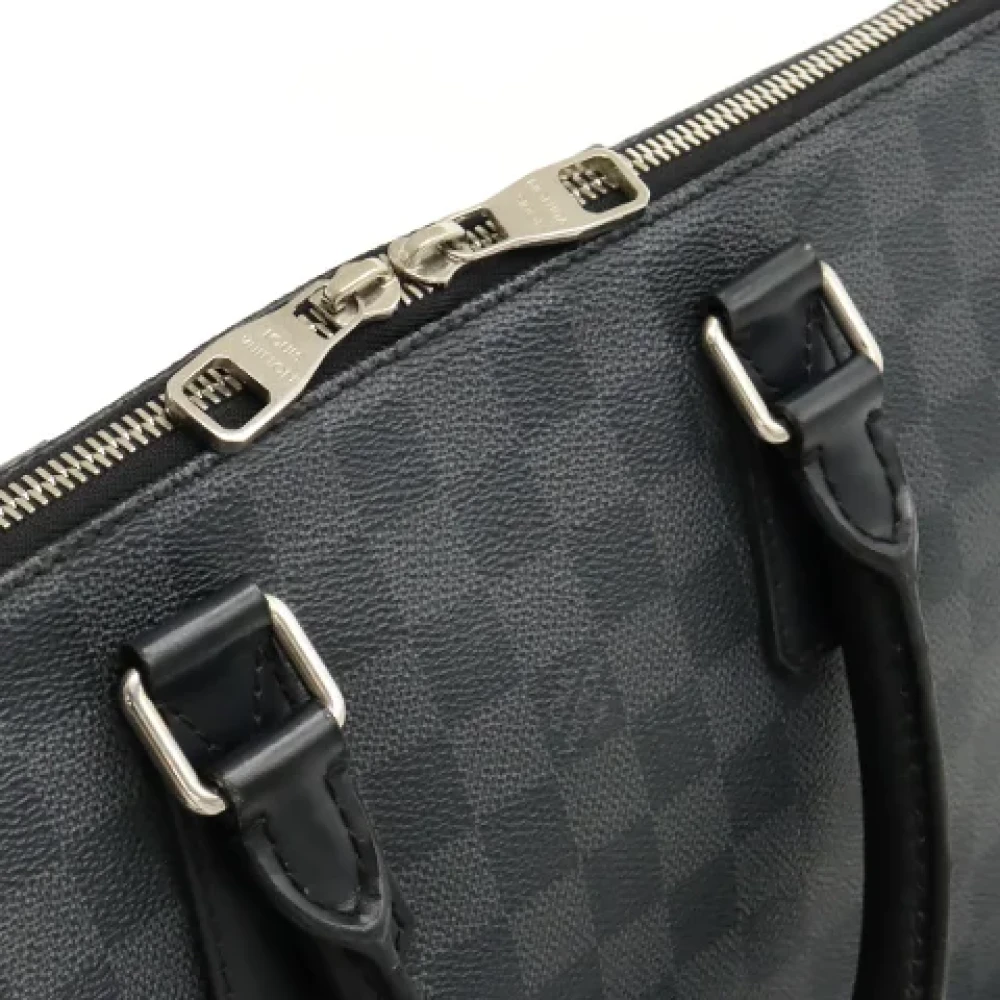 Louis Vuitton Vintage Pre-owned Canvas briefcases Black Dames