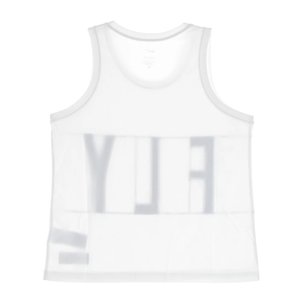 Nike Basketbal Tanktop voor dames Dry-Fit Swoosh Fly Jersey White Dames