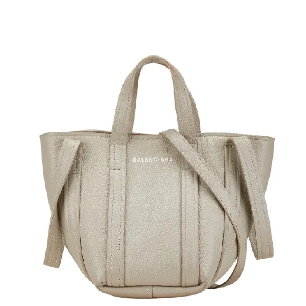 Balenciaga Vintage Pre-owned Leather balenciaga-bags Gray Dames