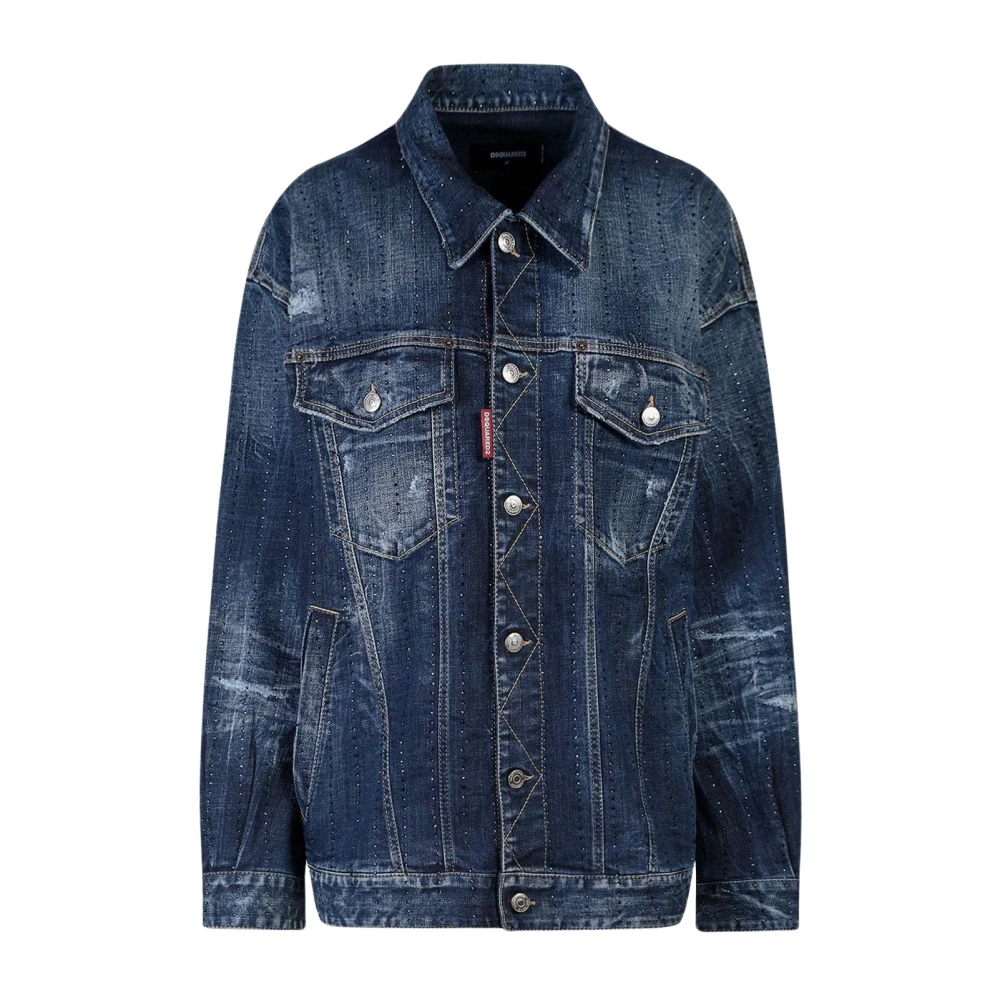 Jackets > Denim Jackets - - Dsquared2 - Modalova