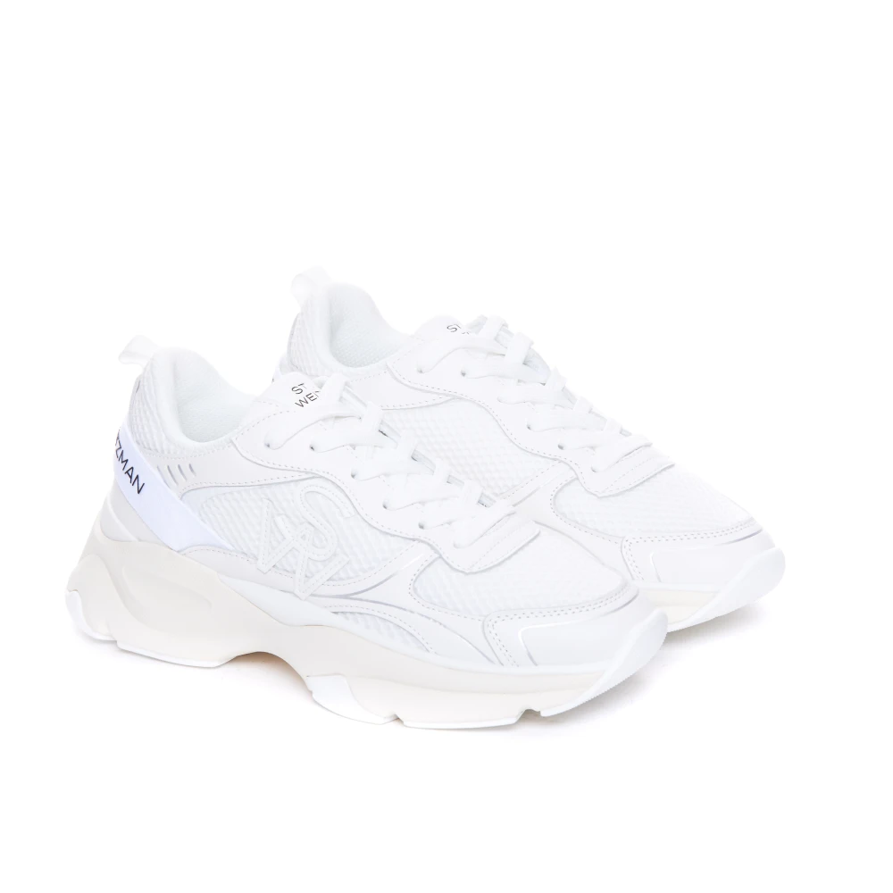 Stuart Weitzman Witte Sneakers voor Vrouwen White Dames