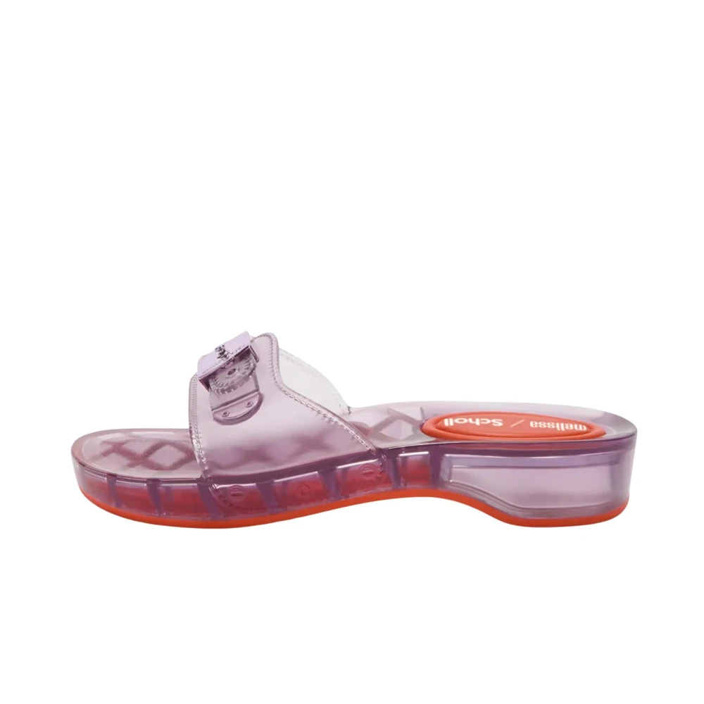 Scholl Purple Sliders, Female, 5 Uk, Pescura Heel