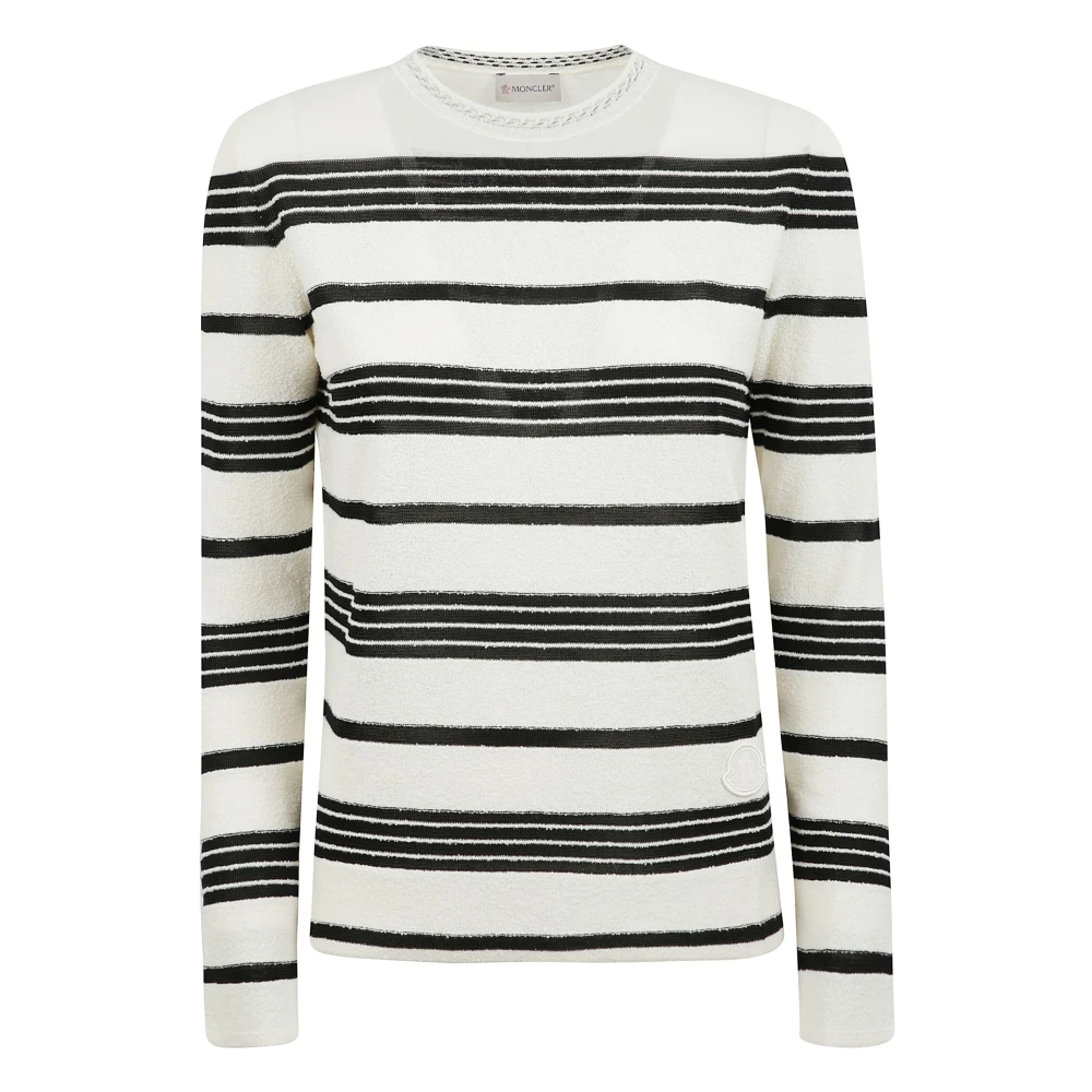 Knitwear > Round-neck Knitwear - - Moncler - Modalova