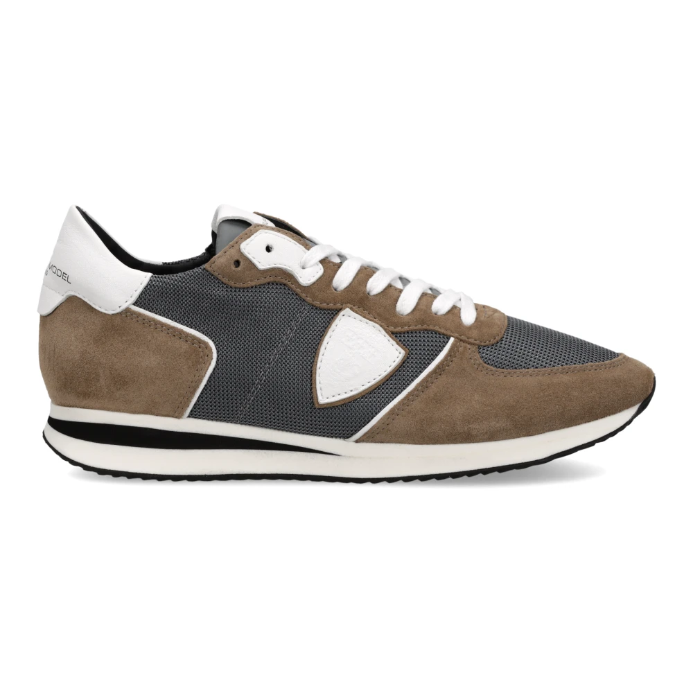 Philippe Model Men's Brown Sneakers, 7 Uk, Trpx Running