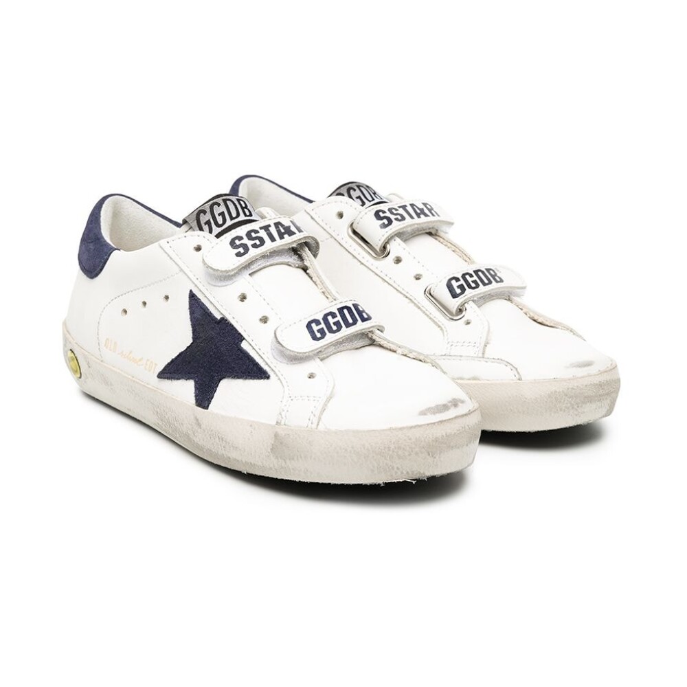 Sneakers Bianche per Bambini con Vecchia Pelle Superiore Golden Goose Sneakers Miinto