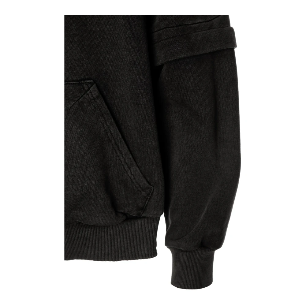 Daily Paper Gewassen Hooded Rits Jas Gray Heren