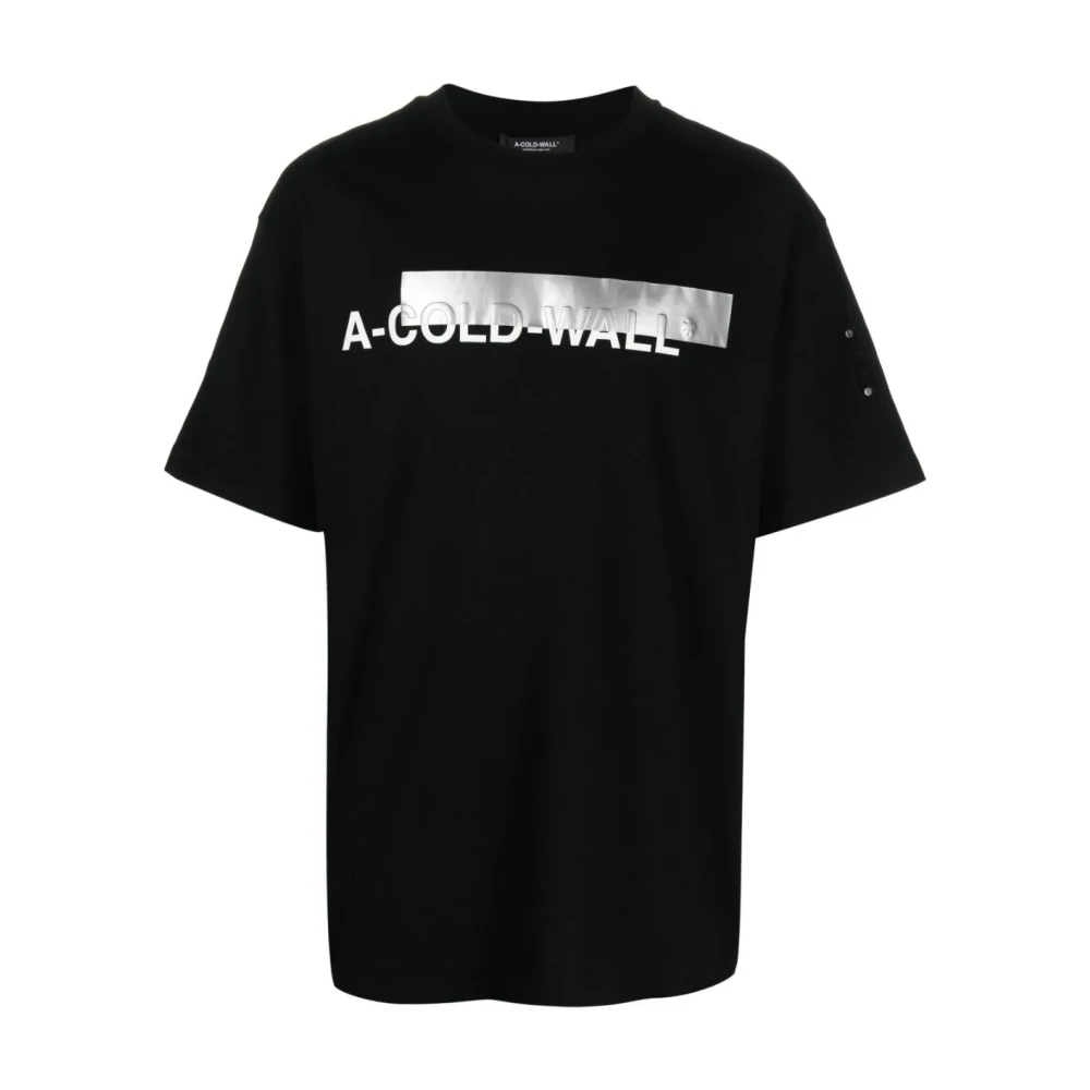 A-Cold-Wall Zwarte T-shirts en Polos met Strata Logo Black Heren