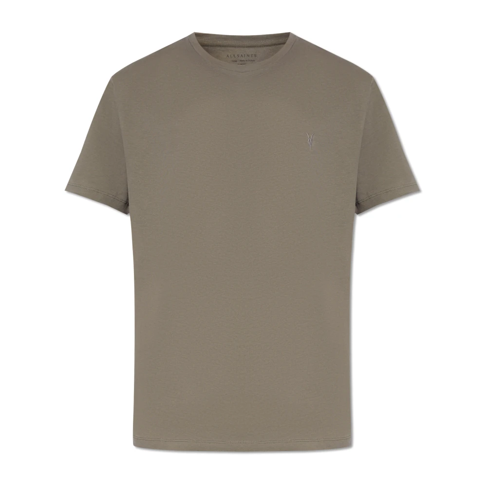 AllSaints Brace T-shirt met logo Gray Heren